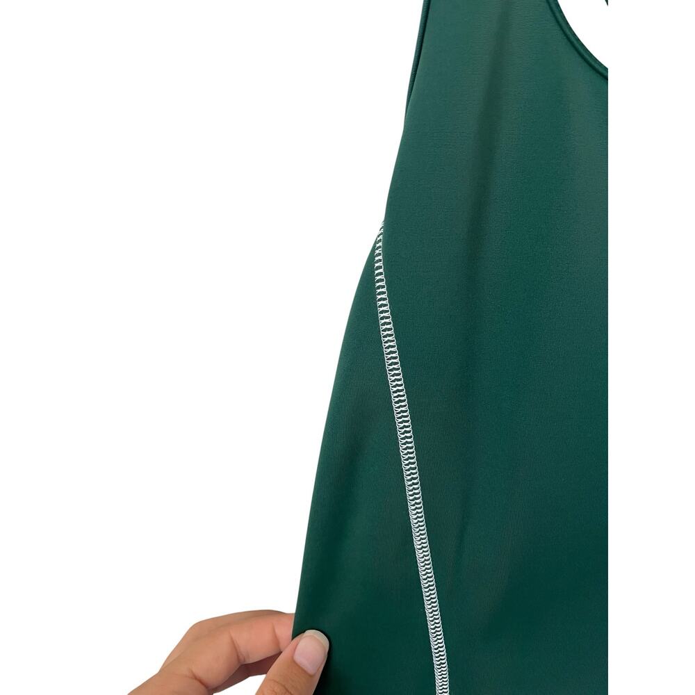 Land's End One Piece Swim Bathing Suit Green Beach Vacation Pool Resort 12 - Picture 3 of 6